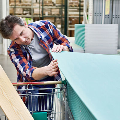 Giá tốt Tấm thạch cao trang trí sợi màu ngà cho vách ngăn bên trong trực tuyến