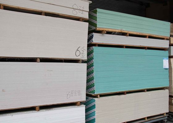 Green Drywall Gypsum Board 12Mm 1220X2440Mm Đường ngăn vạch nhựa