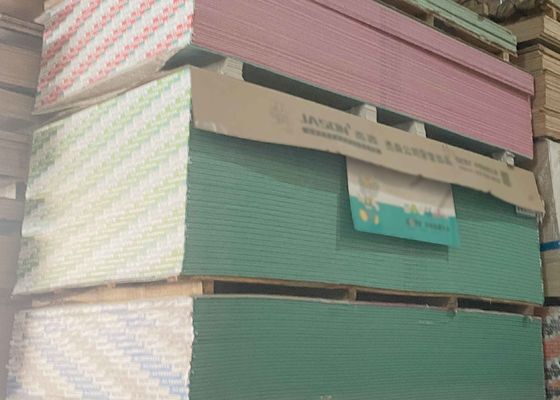 Tùy chỉnh 9.5Mm / 10.5Mm / 12Mm Bảng vữa tiêu chuẩn Kháng nản khuôn Trang trí nội thất Bảng gypsum