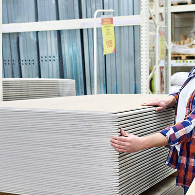 Giá tốt New Arrivals Hot Sale Knauf Gypsum Board 4*8Ft Noncombustible Gypsum Core Drywall Cho trang trí nội thất trực tuyến