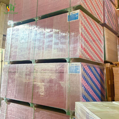Giá tốt Tùy chỉnh 9Mm / 12Mm / 15Mm Kháng cháy Gypsum Bảng tường không cháy Gypsum Core Plasterboard trực tuyến