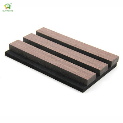 Giá tốt 25mm Độ dày bảng tường gỗ âm thanh MDF chống âm thanh bảng tường âm thanh cho nội thất trực tuyến